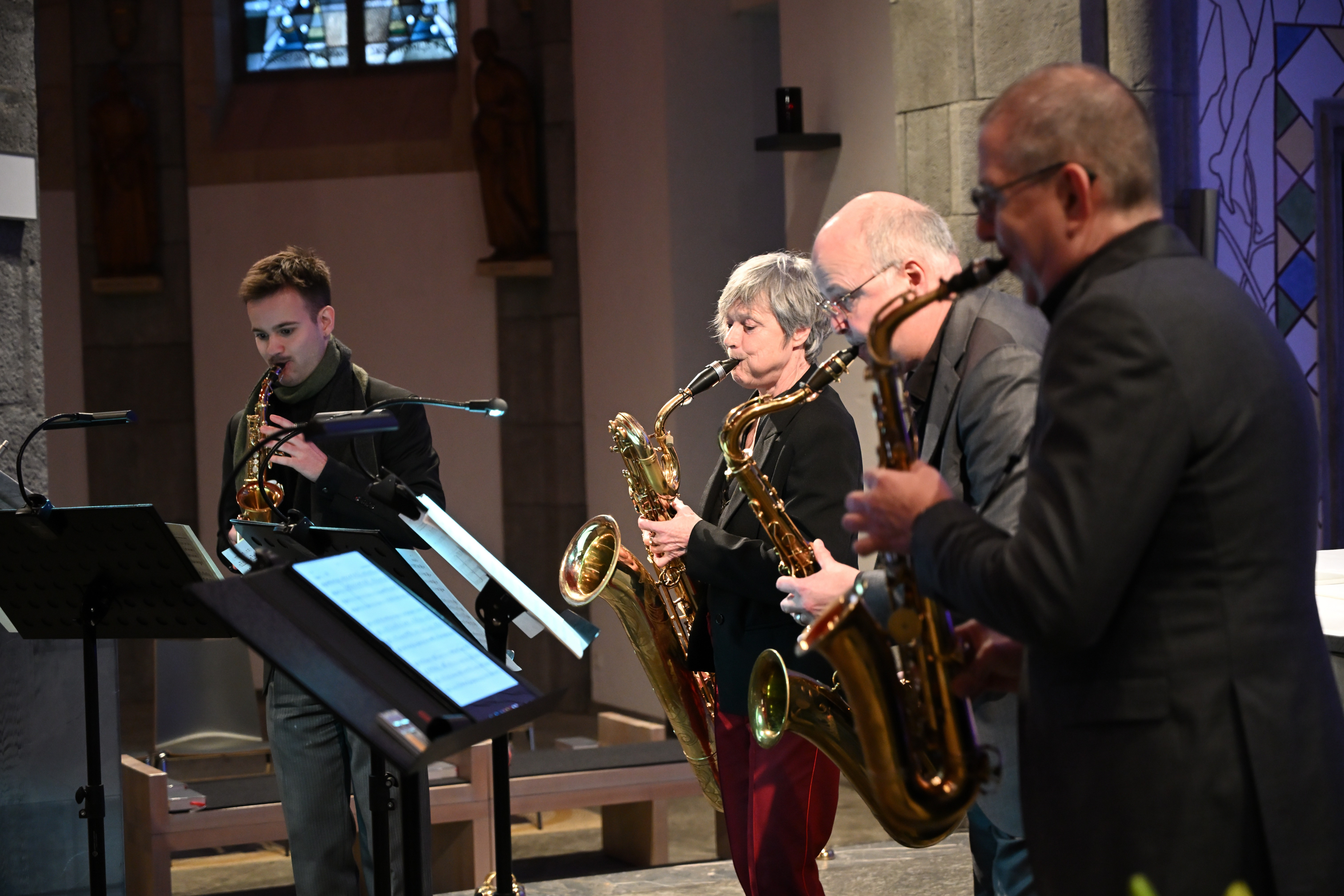 Kokpelli-Saxophonquartett in St. Remigius Viersen